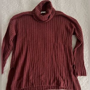 The LOFT Comfy rust sweater